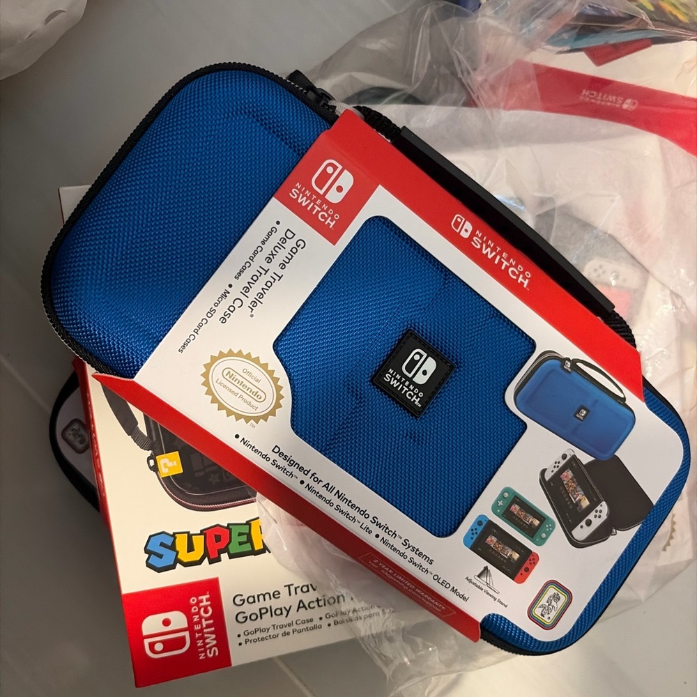 Nintendo Blue Switch Carrying Case